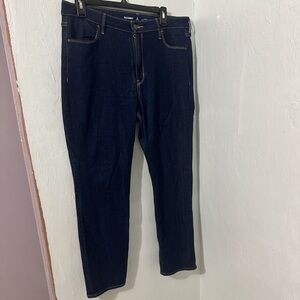 Old Navy Women’s Deep Indigo Straight Jeans